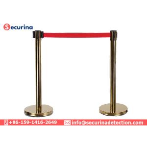 Buy cheap Crowded Control Security Bollards Barrier Retractable Rope Traffic Barrier Guardrail from wholesalers
