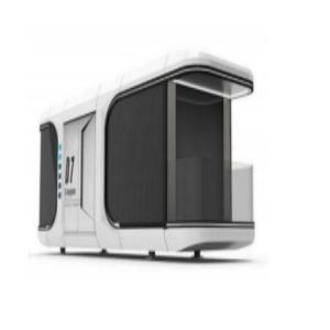 China Modular Home Space Capsule Design Prefab Hotel Cabin with Steel Frame and Sandwich Panel on sale