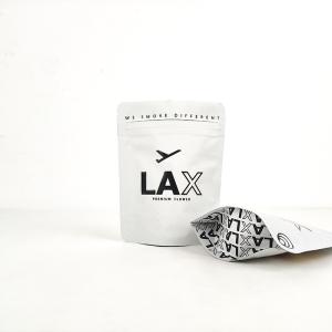 Soft Touch Pouch Bag With Zipper Child Proof 3.5 Gram Mylar weed Bags