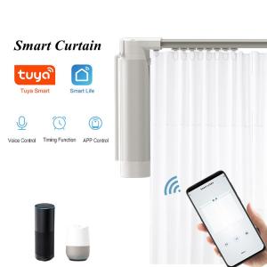 2.2m DIY Motorized Curtain Track System Wall Mount