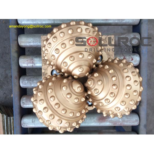 Buy cheap IADC API Carbide Tricone Rock Roller Bits For Exploration , High Efficiency from wholesalers