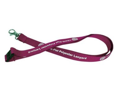 Quality Promotional Nice Looking Silk Screen Lanyards With Metal Hook And Safety Clasp for sale