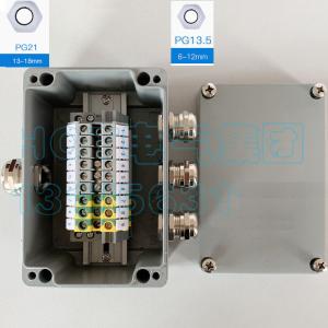 Die-cast Aluminum Enclosure Case Project Junction Box 150*100*80mm with UK6N Din