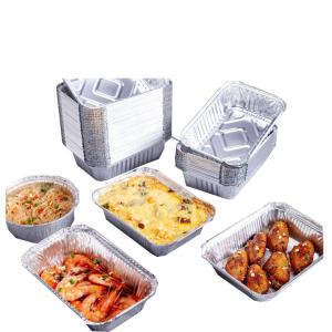 Buy cheap Hot Selling Disposable Square Aluminum Foil Lunch Box High Temperature Resistant product