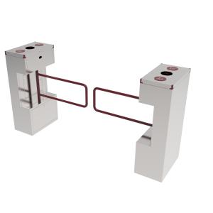 Swing Flap Gate Barrier Acess Control System 24V Automatic Turnstiles