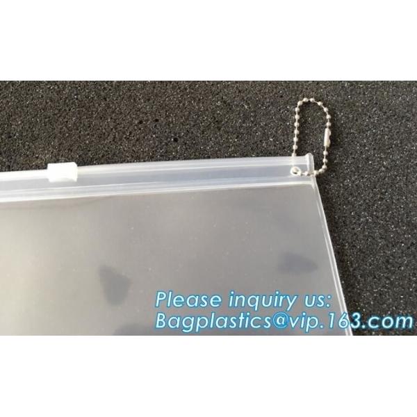 pencil case PVC bag zippered PVC mesh bag EVA document file bag,water-proof PVC