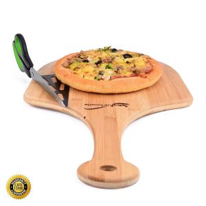 Buy cheap High-Grade Pizza Peel Pizza Paddle with Pizza Scissors Cutting Board for Cheese, Meat & Veg from wholesalers