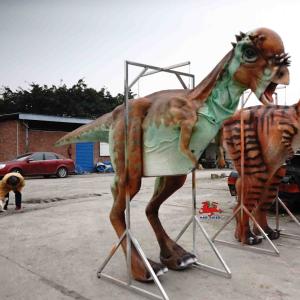 China TUV Realistic Dinosaur Costume / Pachycephalosaurus Costume For Shopping Malls on sale