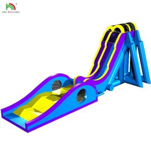 Buy cheap Custom Multiple Styles Inflatable Water Slide With Continuous Blower System from wholesalers