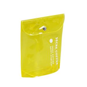 Buy cheap Zip Plastic Button Bag Waterproof Clear Cosmetic Pvc from wholesalers