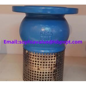 resilient seal ductile iron GGG50 PN16 foot valve