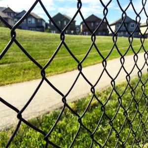 Buy cheap 8ft Hot Dipped Galvanized And PVC Coated Cyclone Mesh Chain Link Fence Protection Mesh from wholesalers