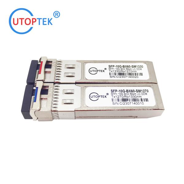 Buy cheap Cisco Compatible 10Gb/s SFP+ WDM Bidi LC 60km 1330/1270nm SM Single LC optical transceiver module from wholesalers