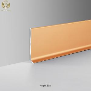 Buy cheap Home Deep Processing Aluminum Skirting Board Baseboard Moulding from wholesalers