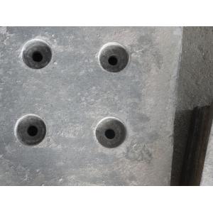 Buy cheap HRC58 White Iron Metal Mould Castings Hopper Car Block Liners from wholesalers