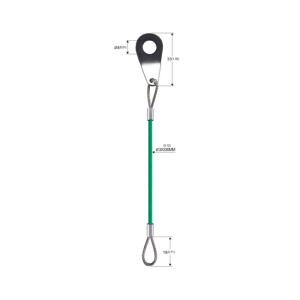 Buy cheap 3mm Dia Plastic Covered Steel Wire Lifting Slings For Picture Hanging YW86531 from wholesalers