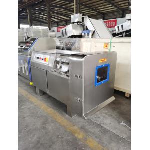 Buy cheap Stainless steel Meat Cube Cutting Machine / Frozen Meat Dicer Machine 700kg/H from wholesalers