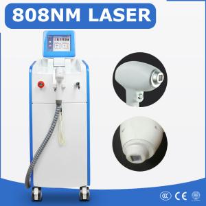 Buy cheap 808nm Diode Laser Hair Removal Machine with 15*15mm Spot Size 1-400ms Pulse Width Range and Germany Jenoptik Diode Arrays from wholesalers