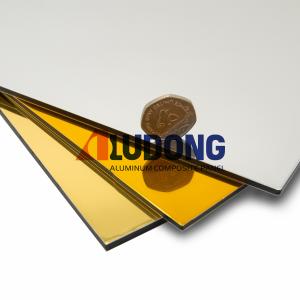 Buy cheap Mirror Finish Aluminum Composite Panel 3mm-6mm Thickness from wholesalers
