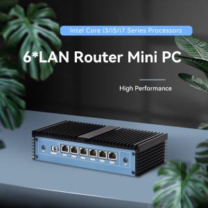Intel Core i3 6100U Firewall Mini PC With Linux Single DDR4 Up To 16GB And GPIO