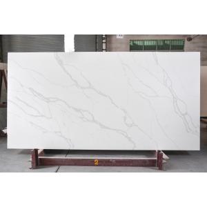 Buy cheap Engineered White Calacatta Engineered Quartz Kitchen Worktop NSF Certification from wholesalers