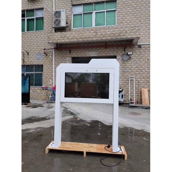 Factory Wholesale Floor Stand Outdoor Capacitive 4K Screen Sunlight Readable Tv Ip55 Exterior Digital Menu Board