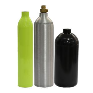 Buy cheap ISO7866 AA7060 Aluminum Oxygen Cylinders 140mm 5L Durable from wholesalers