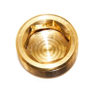 CNC Thread Pipe Plug 1/2" Male Brass Compression Fitting