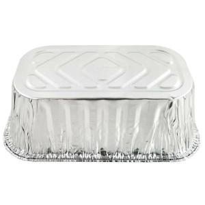 1lb Aluminum Foil Mini Loaf Pans With Lids Small Tin Foil Bread Pan