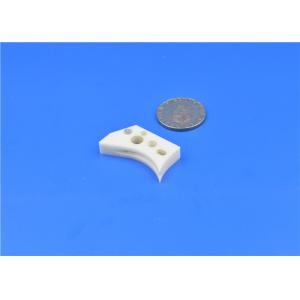 Buy cheap White Rectangle Square Zirconia Ceramic Parts Substrates With Hole Groove from wholesalers