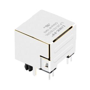 Buy cheap LPJE101BGNL Ethernet RJ45 Jack without Integrated Magnetics Tab Up Yellow/Green LED 1X1 Port from wholesalers