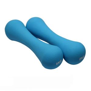 Aerobic Bone Shaped Neoprene Dumbbells Cast Iron For Women