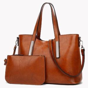 Buy cheap Retro Ladies PU Leather Tote Bag And Purse Set from wholesalers
