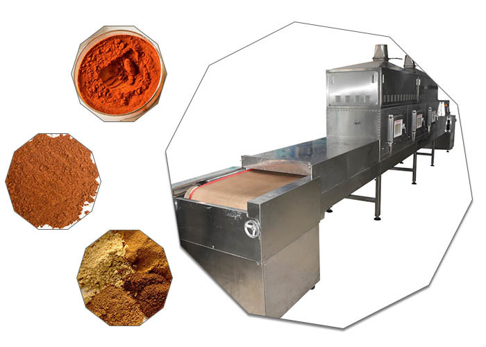 80KW Seafood Tunnel Belt Microwave Drying Machine With High Performance