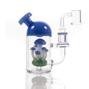 Buy cheap Mini Handmade Black Water Pipes Glass Bongs 16cm Smoking from wholesalers