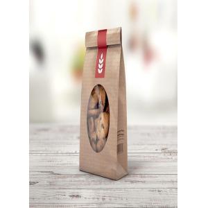 Food bag with window and beautiful printing