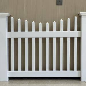 Buy cheap 4*8ft Lightweight Plastic White Picket Fence Weather Resistant from wholesalers
