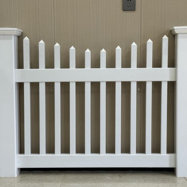 Buy cheap 4*8ft Lightweight Plastic White Picket Fence Weather Resistant from wholesalers