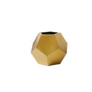Buy cheap Diameter 20cm Ss Flower Pot On Table Surface Electroplate from wholesalers