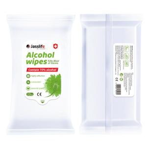 Buy cheap Antibacterial  75%  Alcohol Disinfectant Wipes 10 Pcs  200mm X150mm from wholesalers