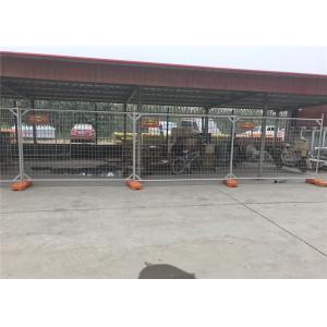 Buy cheap Black Chain Link Fence Panels Galvanized Temporary Fence OEM / ODM Available from wholesalers