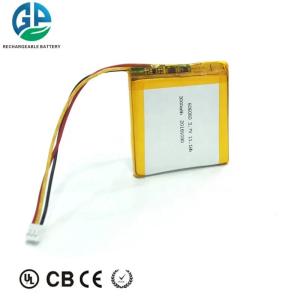 Ul Certified 606060 Rechargeable Li Polymer Battery 3.7v 3000mah