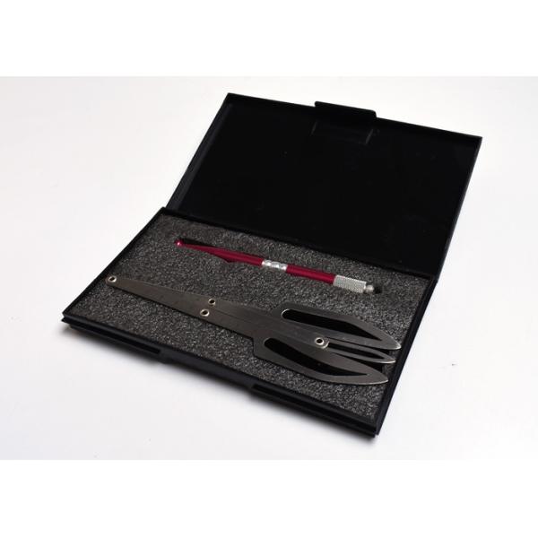 Buy cheap Microblading Manual Pen with Golden Ratio Eyebrow SS Stencil Ruler from wholesalers