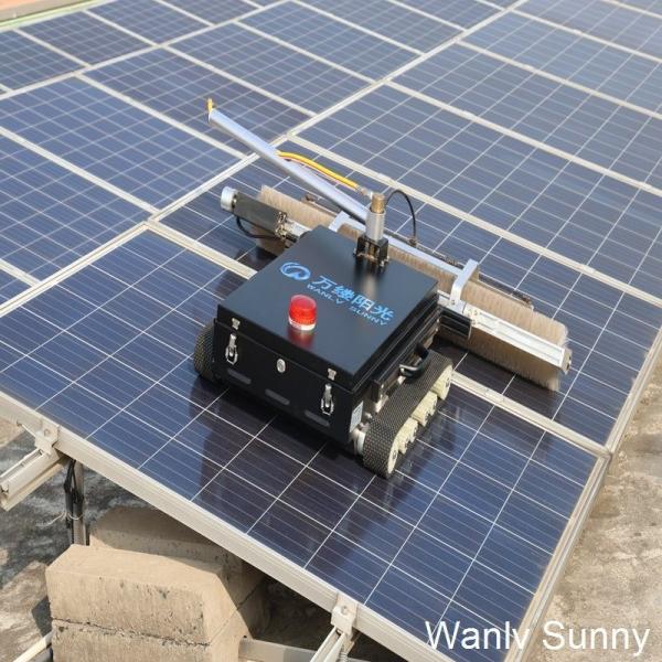 Buy cheap WLS-7 Solar Panel Cleaning Robot with Lithium Battery and 1100 mm Width Rolling Brush from wholesalers