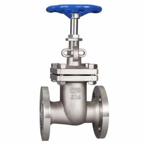 Buy cheap Sanitary Stainless Steel CF8 304 Gate Valve with Flanged Connection and 18 Months Warranty from wholesalers