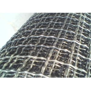 Durable 65 Mn Crimped Woven Wire Mesh , Mining Screen Mesh 1.0m Width