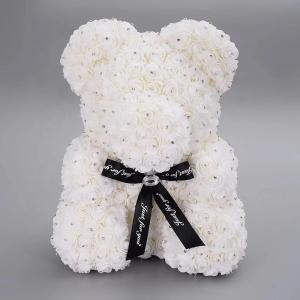Buy cheap New Arrival Diamond Rose Bear Foam Rose Decorated Diamond Teddy Rose Bear from wholesalers