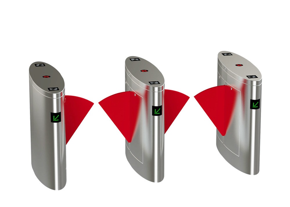 Buy cheap TCP IP Interface 600mm Land SS304 Flap Turnstile Gate from wholesalers