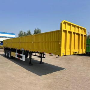 Buy cheap China 40ft Flatbed Semi Trailer Equipment with Side Walls for Sale Near Me from wholesalers