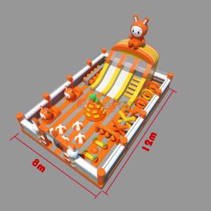 Buy cheap Inflatable Rabit Castle With Obstacles Park (Orange & White ） from wholesalers